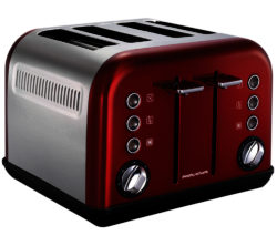 MORPHY RICHARDS  Accents 242004 4-Slice Toaster - Red